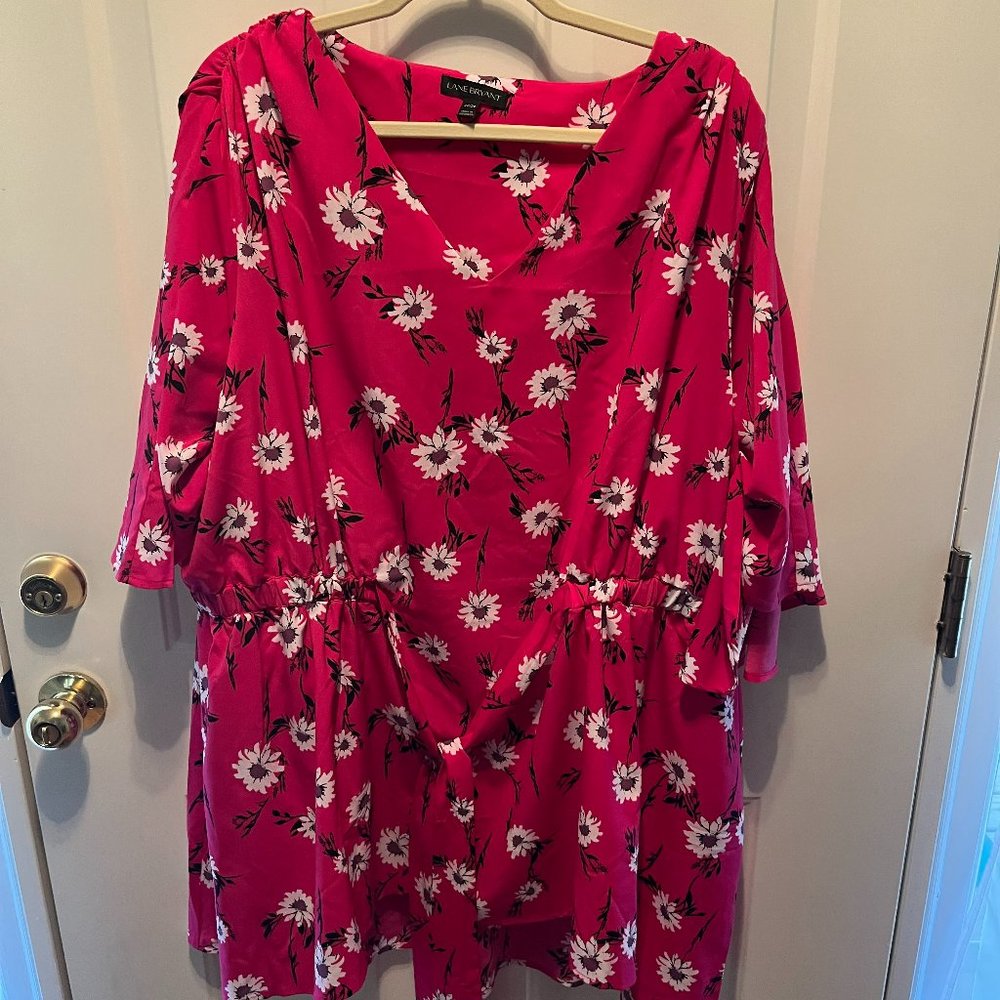 Lane Bryant 22/24 top with tie waist